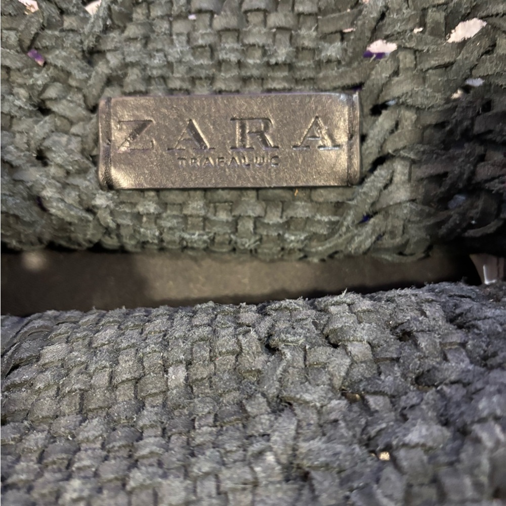 Zara Black Woven Mini Bag - Picture 3 of 8